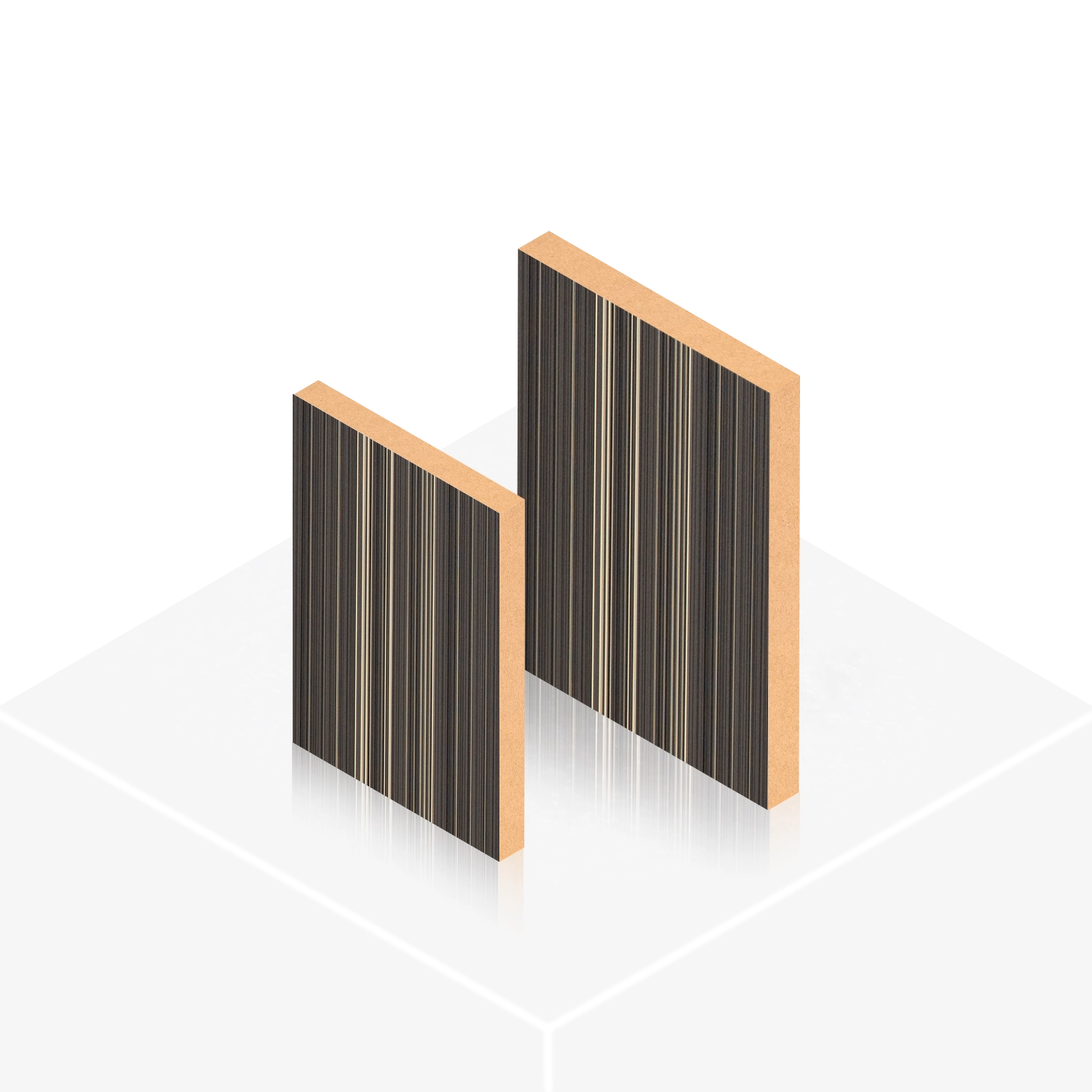 Laminated MDF - Brown Teak