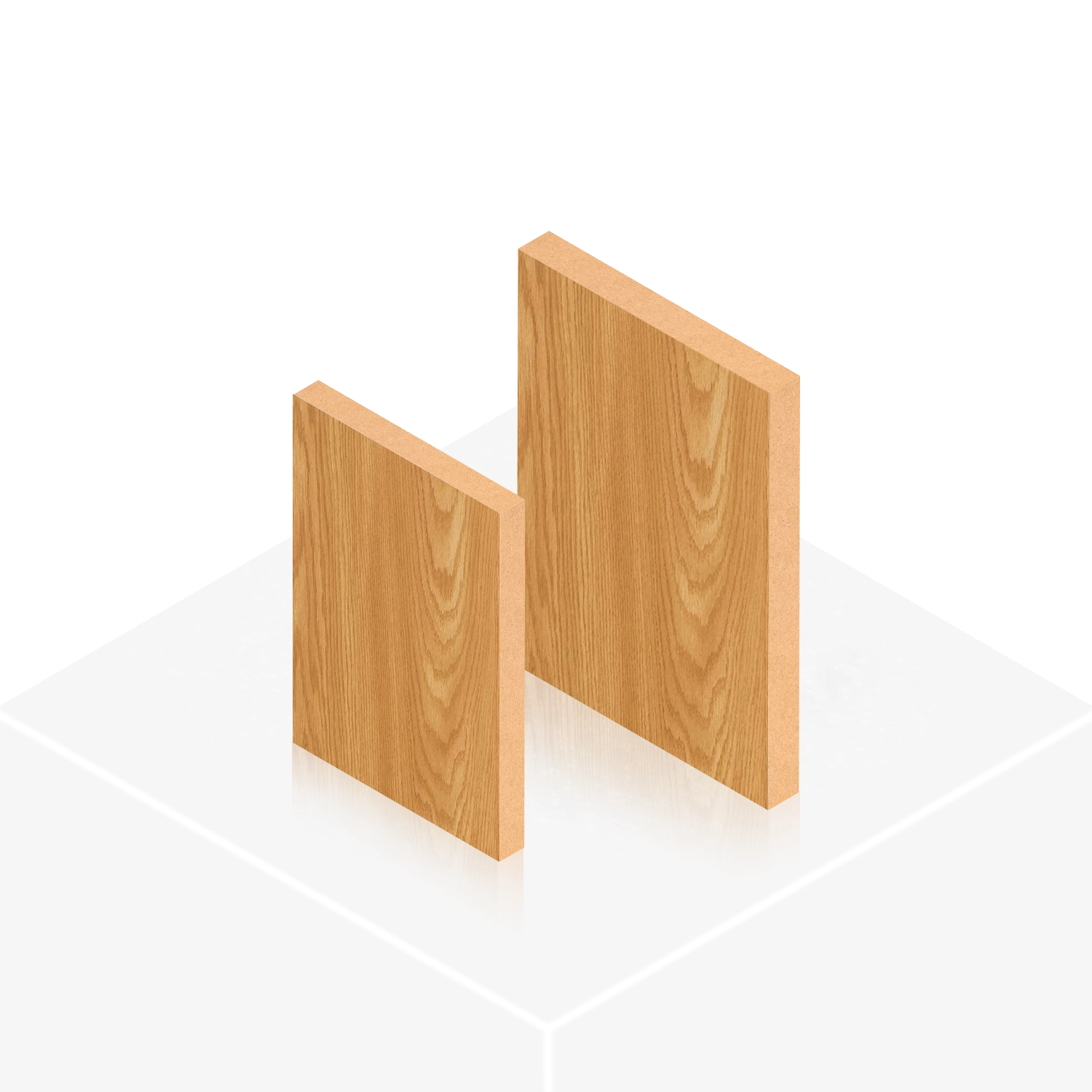 Laminated MDF - Red Oak Light