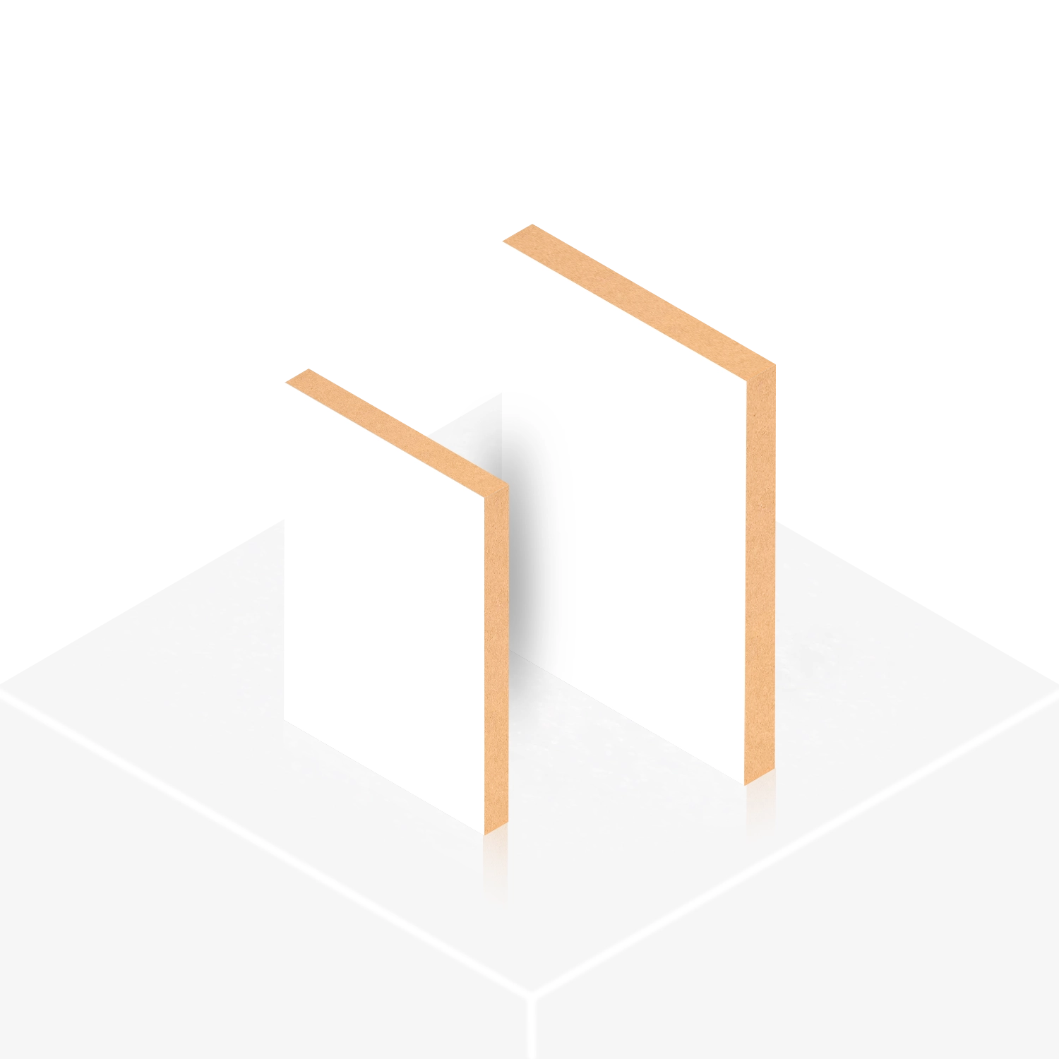 Laminated MDF - White