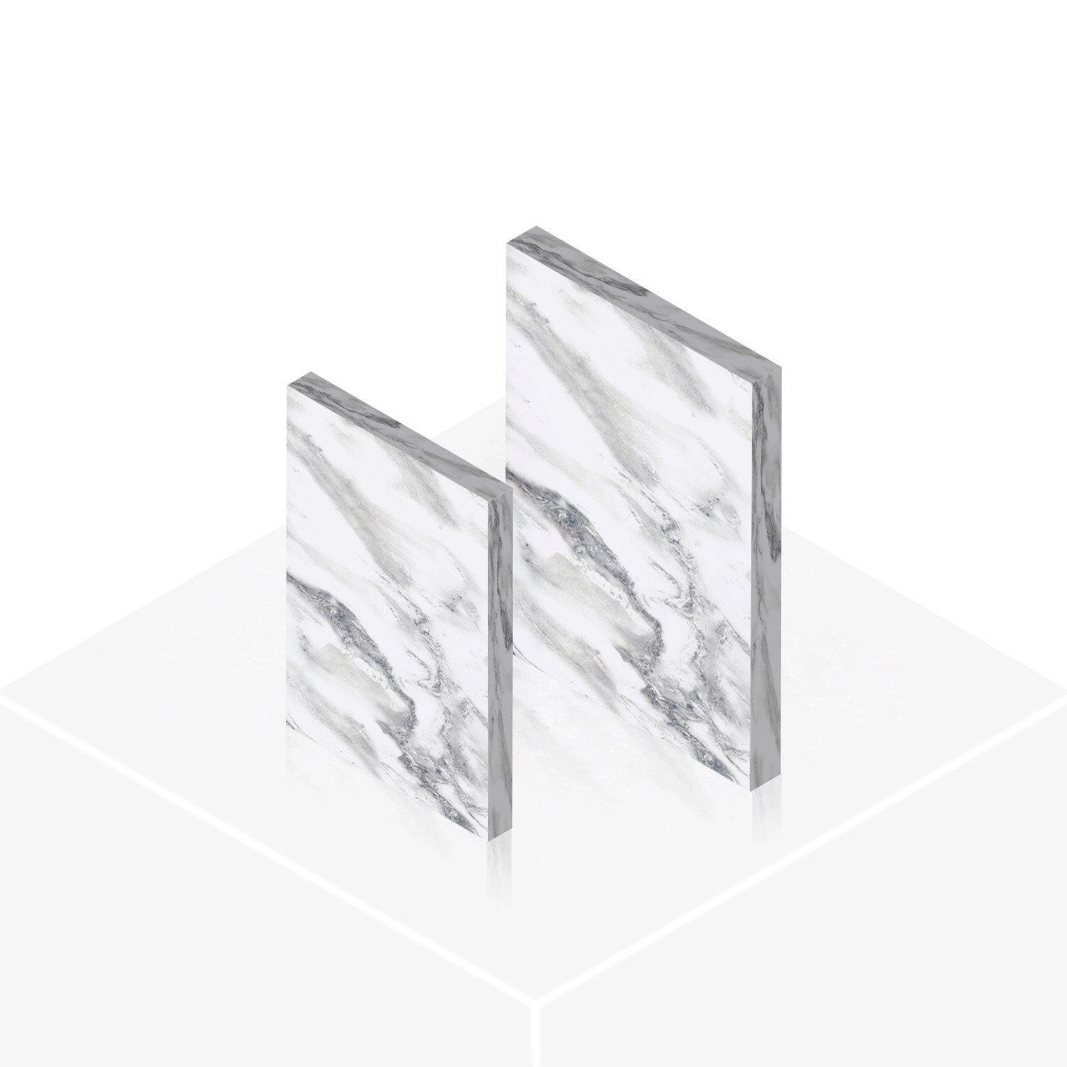 Melamine Board - Pearl Marble Grey - Image 2