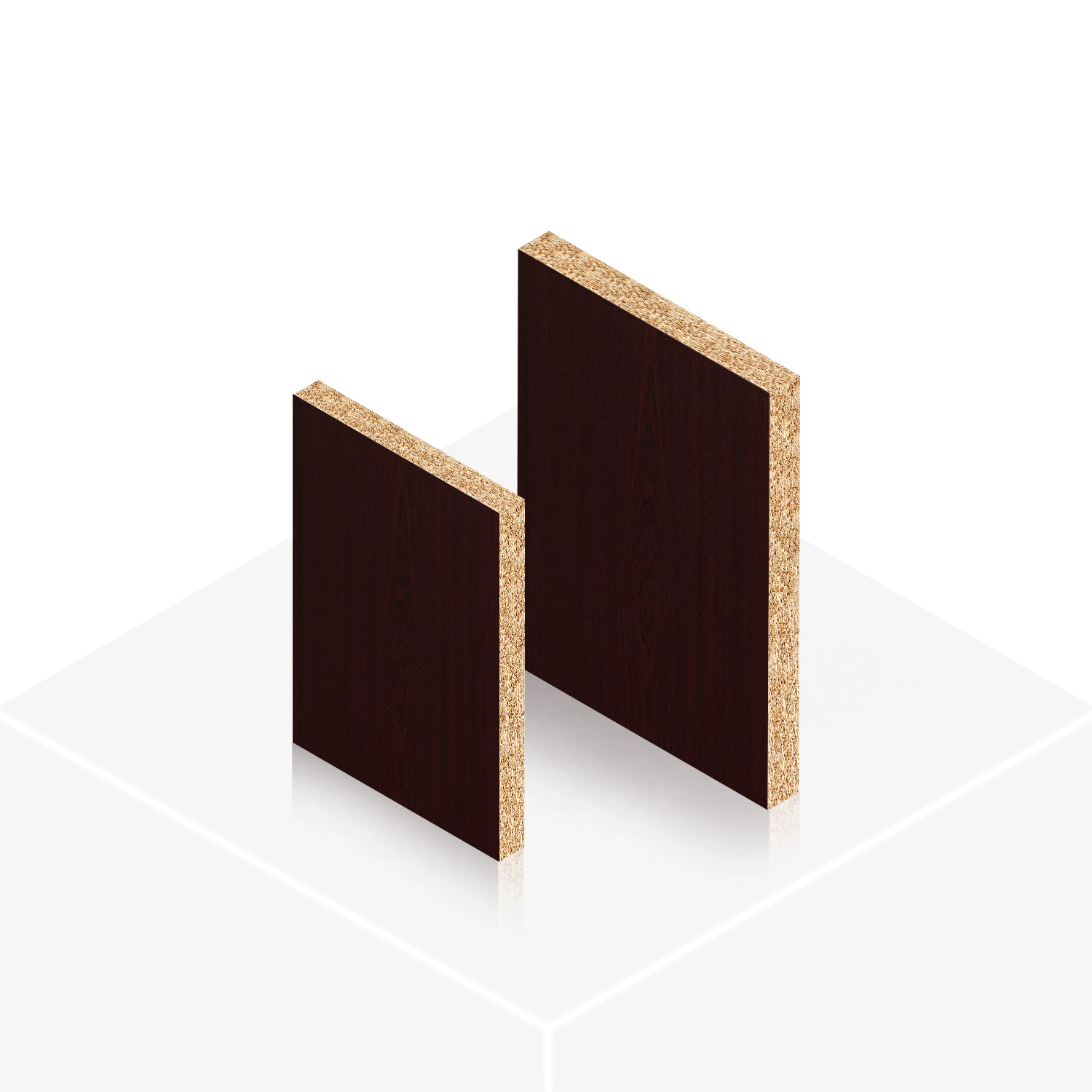 Melamine Board - Mahogany Flowery