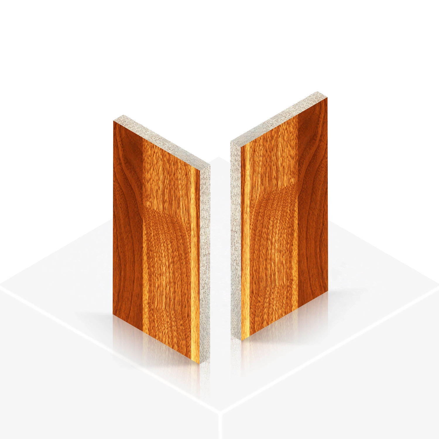 Veneered Board - American Teak Red - Image 2