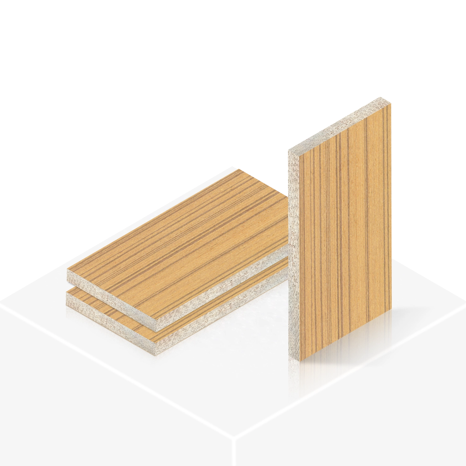 Veneered Board - Golden Teak