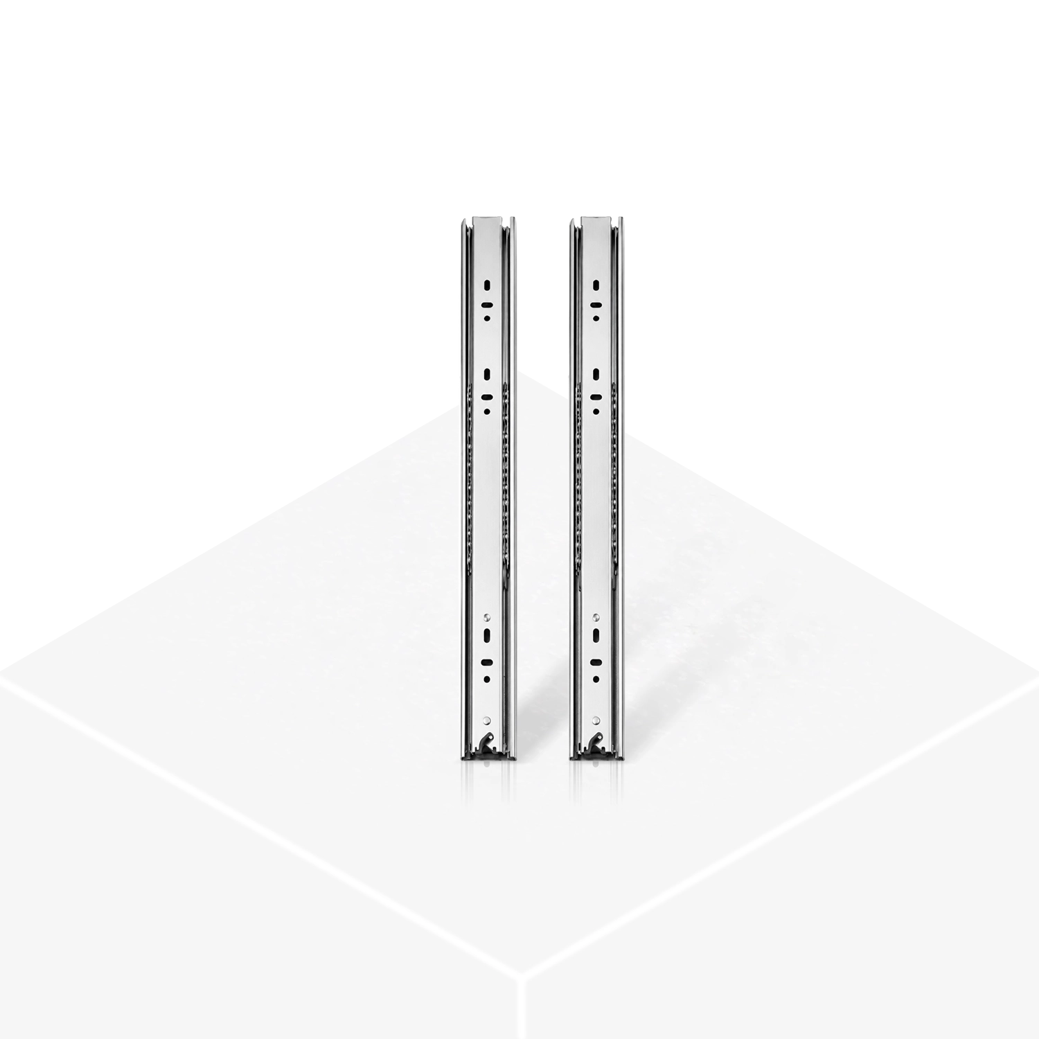Ball Bearing Drawer Slides - Silver