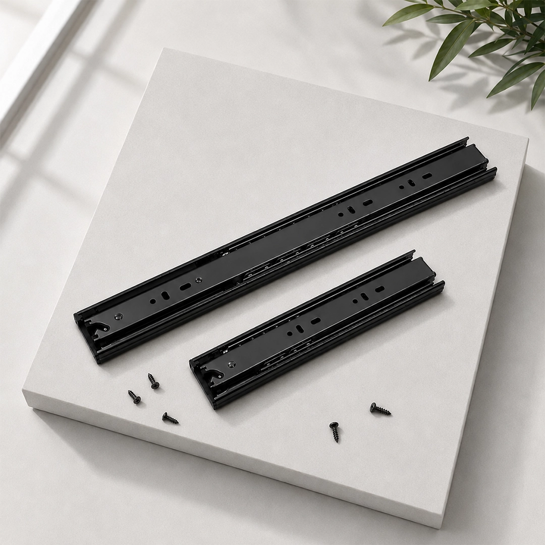 Ball Bearing Drawer Slides - Black - Image 3