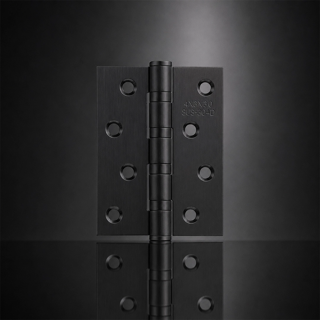 Mortise Door Hinge - Matt Black - Image 3