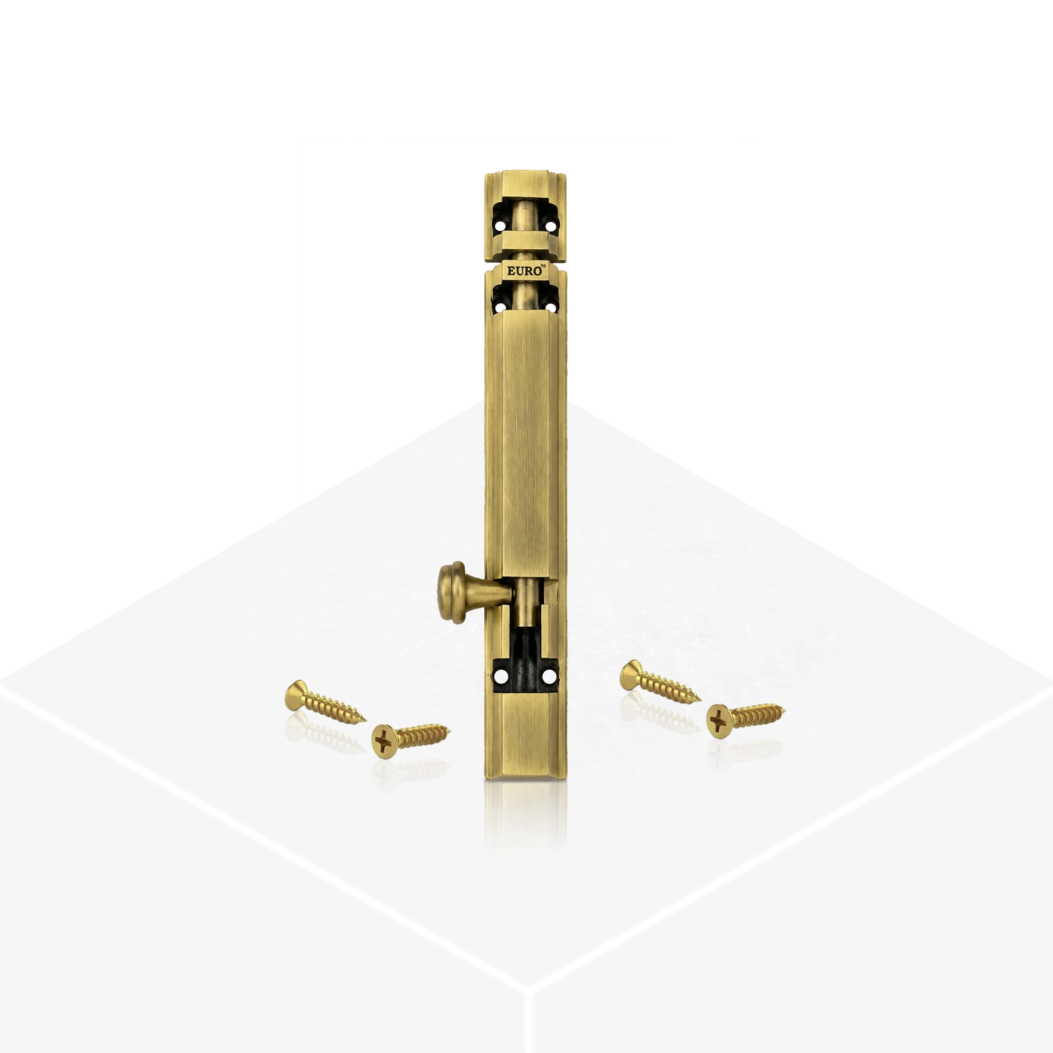 Tower Bolt Euro - Satin Brass - Image 2