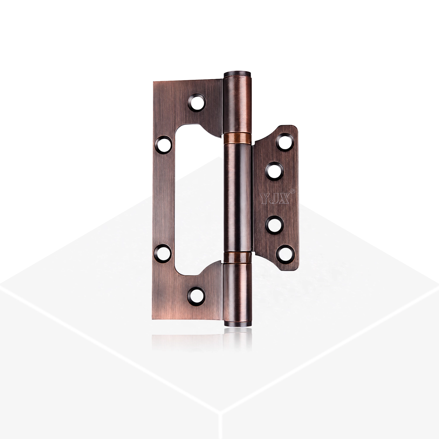 Flush Door Hinge - Antique Copper