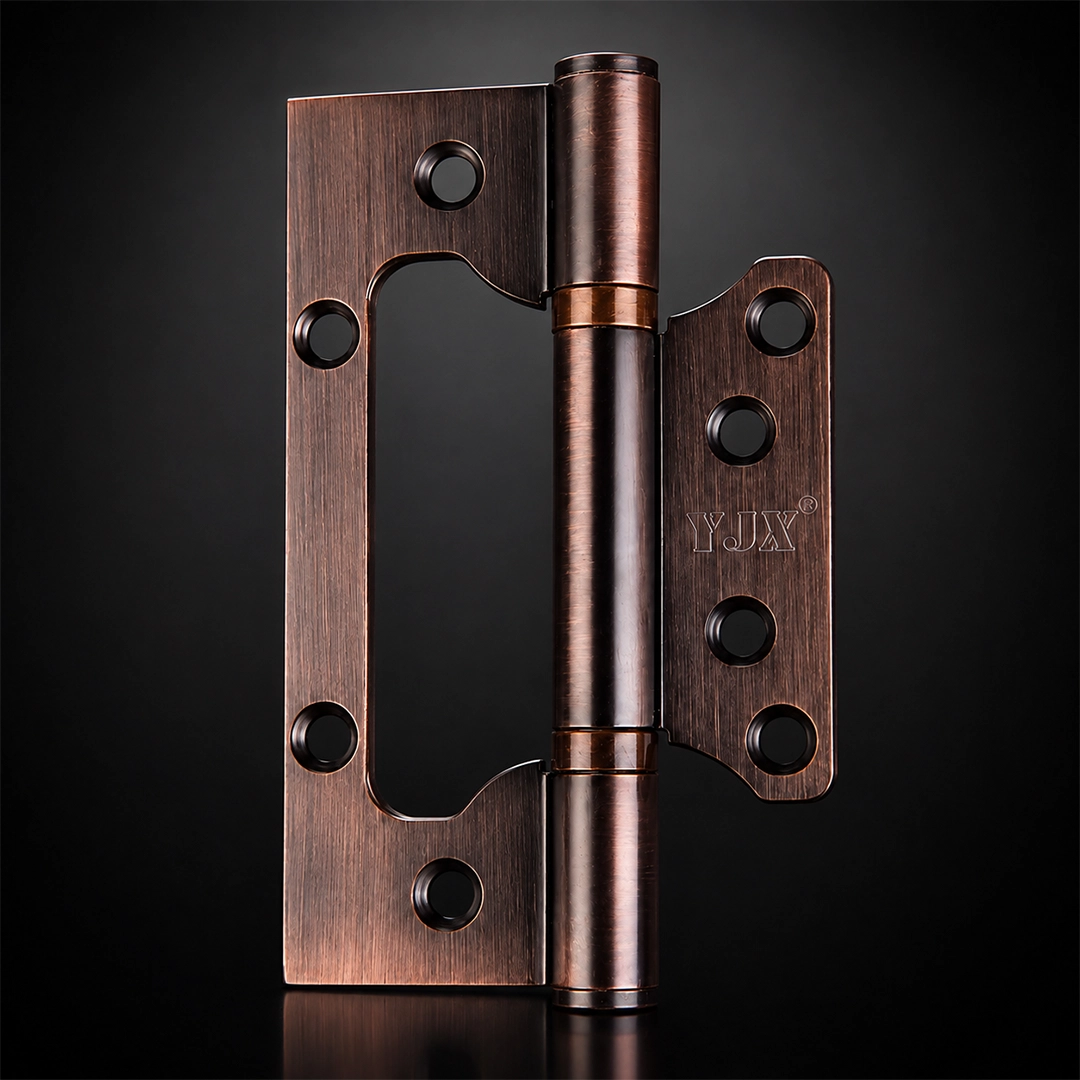 Flush Door Hinge - Antique Copper - Image 3