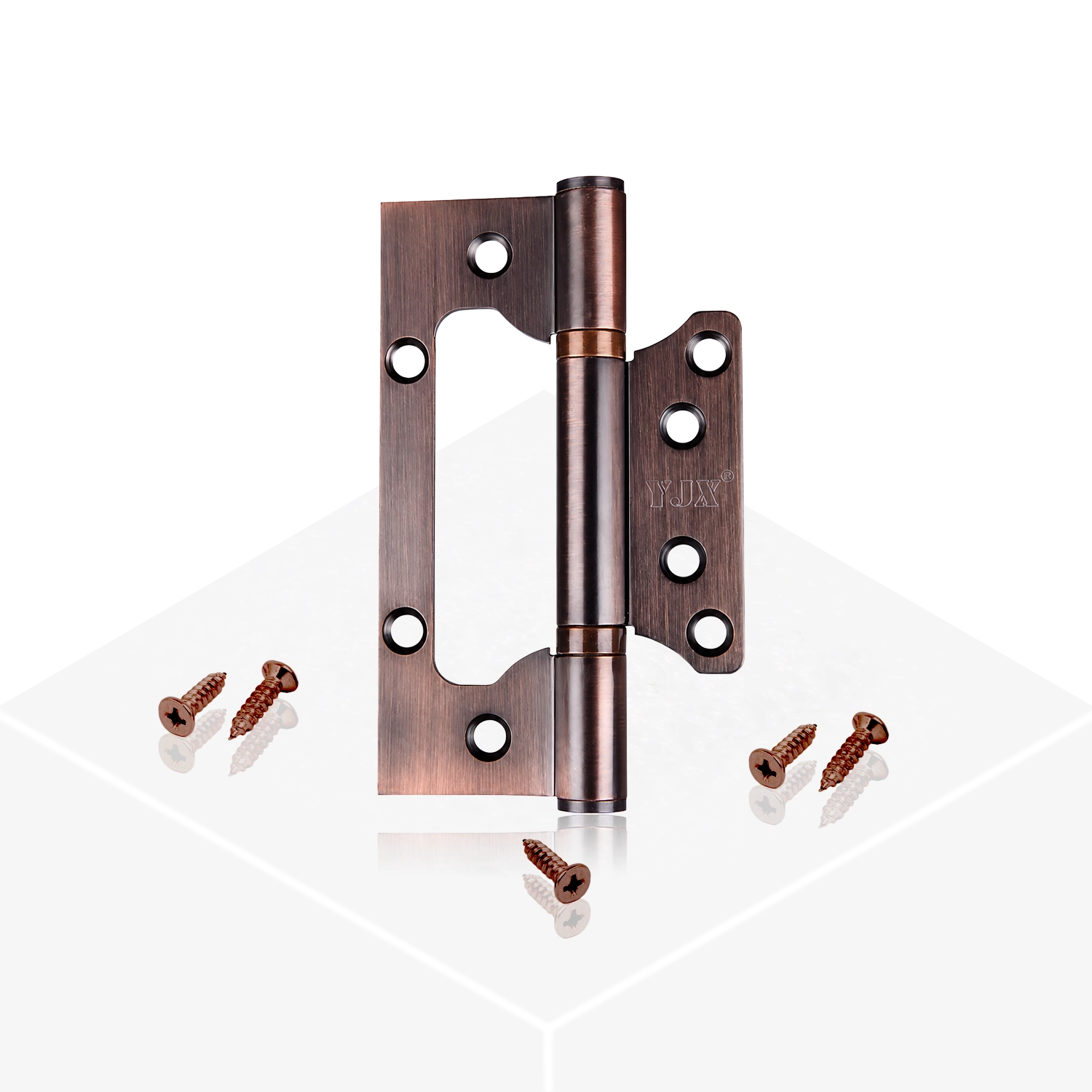 Flush Door Hinge - Antique Copper - Image 2