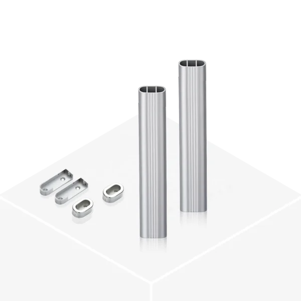 Wardrobe Cloth Rail – Brushed Silver