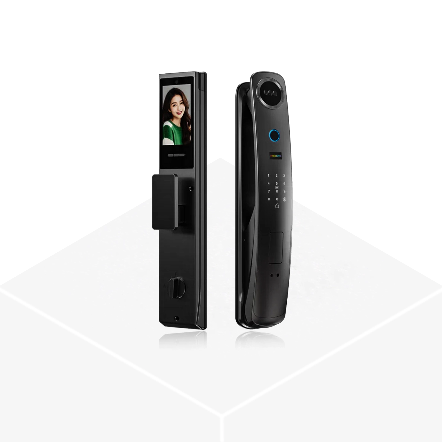Smart Door Lock – Matte Black